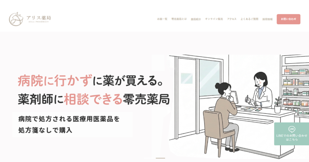 大阪の零売薬局 アリス薬局