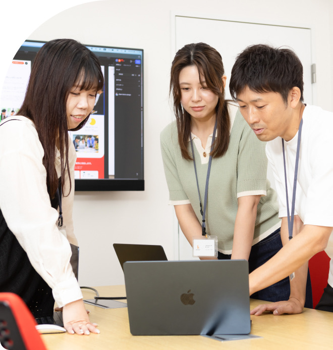 Webサイト制作の様子